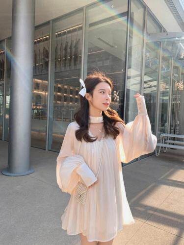 2021春季新品闺蜜珍珠连衣裙，女装连衣裙，M.W 嫚维