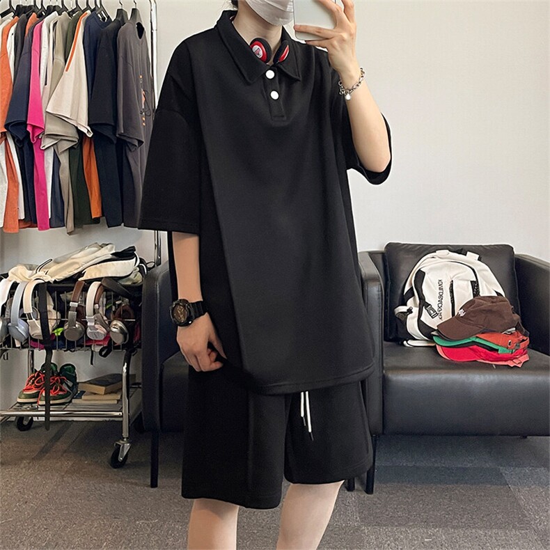 夏季POLO衫设计感运动套装T3632特P30控58/DK8606特P25控48,男装Polo衫,电商A007