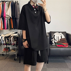 夏季POLO衫设计感运动套装T3632特P30控58/DK8606特P25控48，男装Polo衫，电商A007