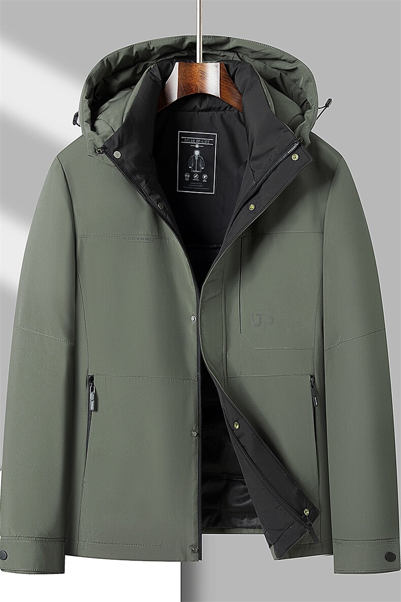 男短款羽绒服冬季保暖爸爸中老年冬装连帽可拆卸外套HO23116-P220,男装羽绒服,星座1105-3