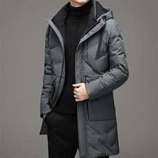 BW616钱塘2020-2中年男士冬季厚款长款商务休闲新款羽绒服P300，男装羽绒服，钱塘207-2