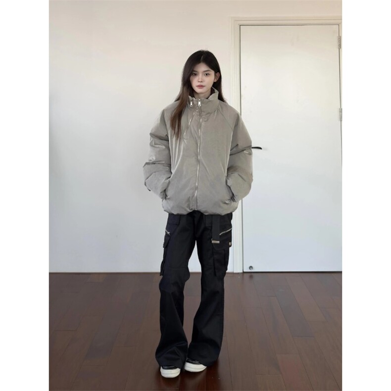 解构双拉链加厚肌理棉服外套MY8305特P81,男装棉衣,星座908-1