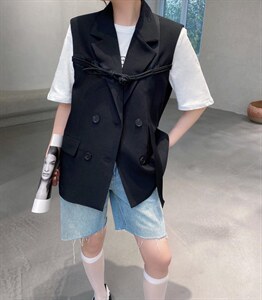 现货 结马甲，女装马甲，妮斯娜美