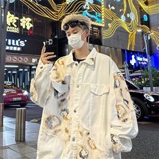 F517P75秋冬小众个性休闲夹克外套宽松日系男装，男装夹克，星座512-6