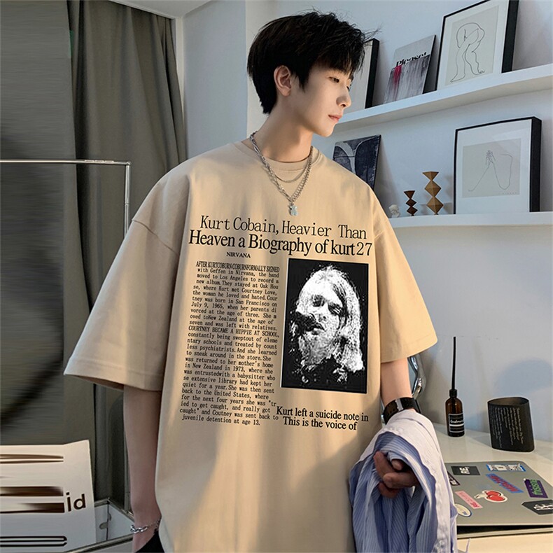 数据超好220克重磅美式潮牌短袖t恤T1182-P28直播有280克品质P35,男装T恤,电商A486