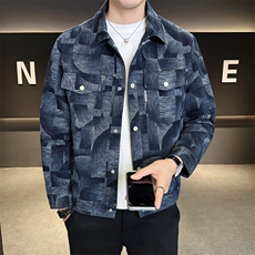 店主风牛仔夹克男2025秋款时尚外套男上衣牛仔服B317/5533/P125，男装工装外套，电商B317