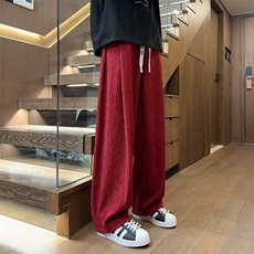 ！2026春夏新款男士宽松冰丝裤情侣百搭休闲裤WK2085特P40，男装休闲裤，电商B220