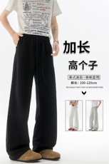 高个子加长弯刀卫裤男美式高街休闲运动裤190cm115微喇裤KZ071P50，男装休闲裤，电商B312