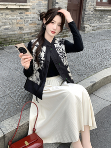 春季新款中式风格女装马甲 优雅显瘦 时尚百搭图片