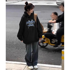 华棉银狐绒连帽卫衣美式宽松休闲帽衫WY36798，男装卫衣，星座208-5