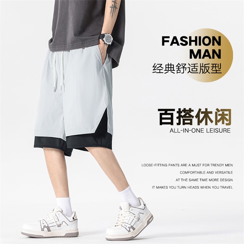 现货夏季工装短裤男ins潮牌休闲百搭潮流痞帅五分裤D02517-P43,男装牛仔裤,星座308B-2