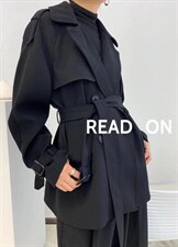 秋季短风衣，女装风衣，阅上