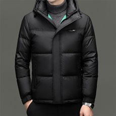 冬季男士鸭绒羽绒服时尚商务面包服保暖加绒男品质潮服连帽外套，男装羽绒服，钱塘6003（原4033）