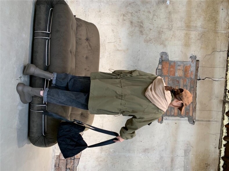 欧版休闲风衣，女装风衣，怪怪树