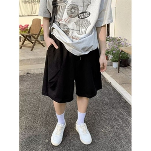 短裤男女2025初夏穿搭宽松廓形五分裤美式复古工装裤子 KAD19图片