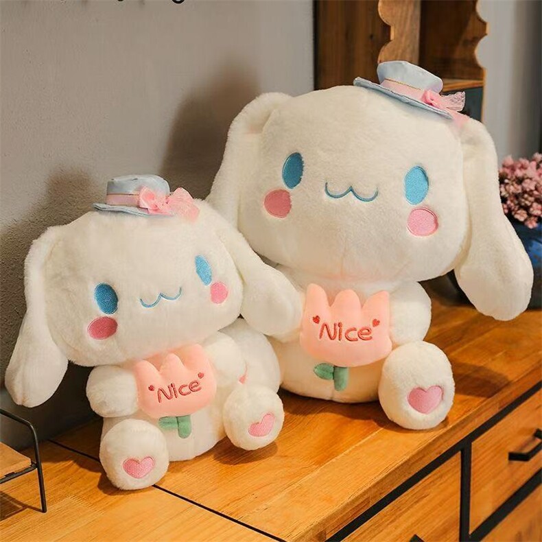礼帽玉狗狗，鑫然毛绒玩具