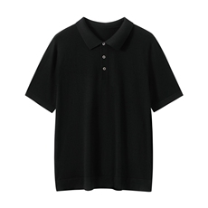 2025年秋季套头POLO领短袖时尚休闲百搭，男装羊毛衫，朝思纯山羊绒