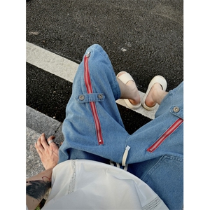 拉链设计感牛仔短裤，XZ1005-1-TTH0028-P55控78图片