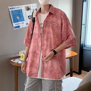 男士春夏季2024新款短袖衬衫 CS328 P30图片