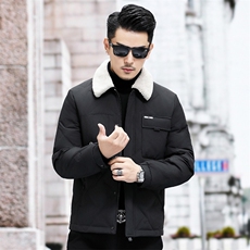 B8829钱塘2020-3新款时尚翻领冬季厚款简约中年男士羽绒服P248，男装羽绒服，钱塘207-3