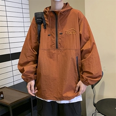 FS2308-P55控78夏季港风情侣防晒服外套薄款防晒衣，男装防晒衣，电商A036A