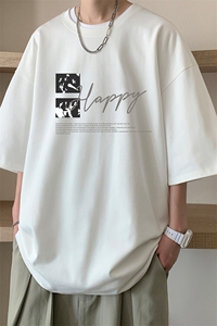 230g重磅纯棉短袖t恤男大码半袖半截袖 DX17431-P20图片