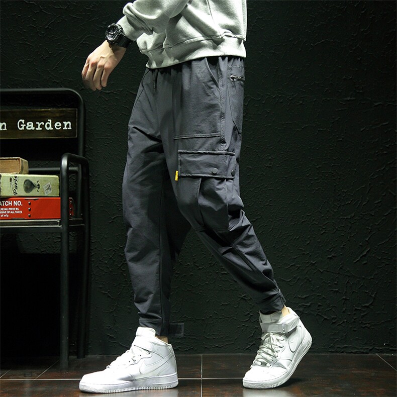 老黑墙大码宽松休闲裤长裤多口袋工装裤A014-K01-P50特价,男装工装外套,电商A014