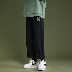 k1010-p45-控68 M-5XL 中性宽松大码牛仔裤cityboy图片