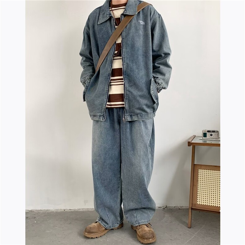 2024美式牛仔裤男款春季长裤潮R8812P43,男装牛仔裤,星座1116-2