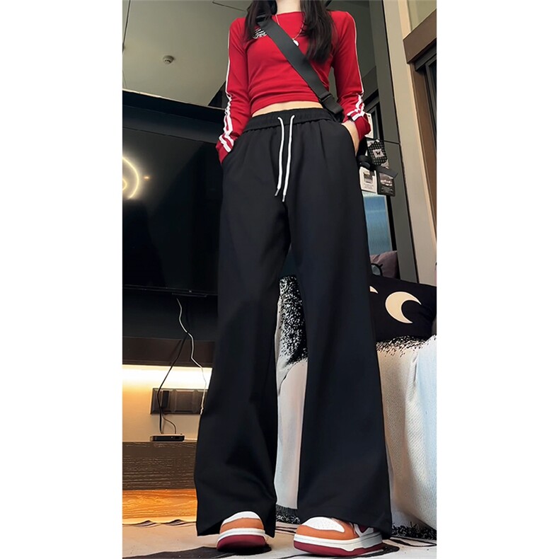 光板得物/唯品二开微喇休闲运动卫裤A475特P35控58,男装休闲裤,电商A309