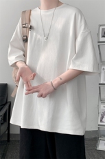 230g抖音品质纯短袖t恤男大码短袖男DX17099-P14，男装T恤，电商A040