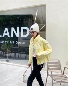 2021 新款秋轻薄设计款秋羽绒服图片