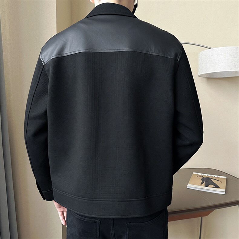 加棉加厚外套男2025新款秋冬季保暖拼接上衣A313-A111-1-P145,男装棉衣,电商A313