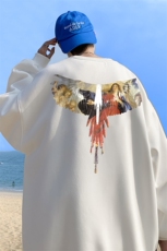 ！直播品质重磅宽松大码港风翅膀印花圆领卫衣WY99-特p28，男装卫衣，星座508（原C305）