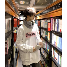 抖音得物现货高品质美式宽松圆领印花卫衣新款重磅卫衣ADY107，男装卫衣，电商A443