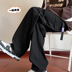 2026春季新款可拆卸裤腿机能休闲裤男一裤两穿短裤K1339特P40控78，男装牛仔裤，电商A001
