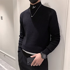 2026年针织毛衣青年男士春秋季新款V领坎肩纯色休闲马甲帅S590，男装针织衫/毛衣，星座1116A-2（原606A-1）