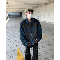 男士牛仔夹克男春秋季上衣痞帅高级感外套潮牌牛仔衣JK86311-p68，男装工装外套，星座1008