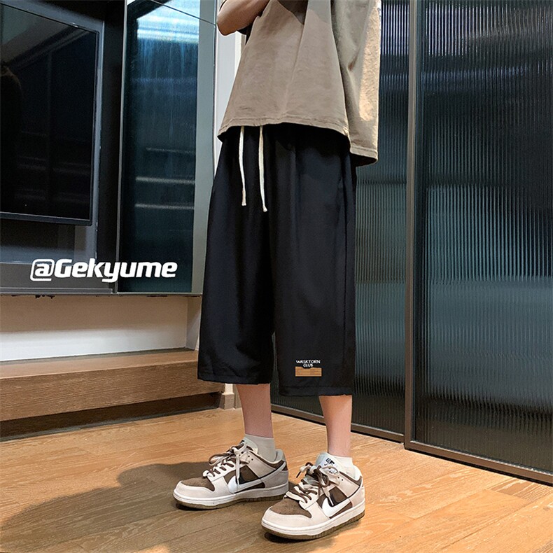 冰丝七分裤男大码速干短裤男五分裤 酒店风风格 QK72350-P25图片