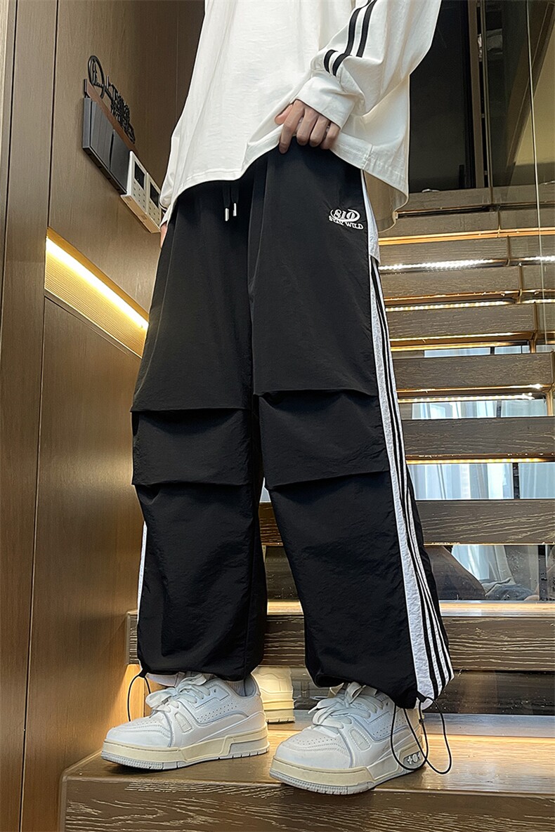 2024秋季新款休闲裤男士阔腿裤美式运动长裤K9036-P55控88,男装休闲裤,星座810(原QT5070)