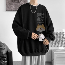已注册/400高克重华棉内景秋冬圆领卫衣宽松男/P加绒P45，男装卫衣，电商B316