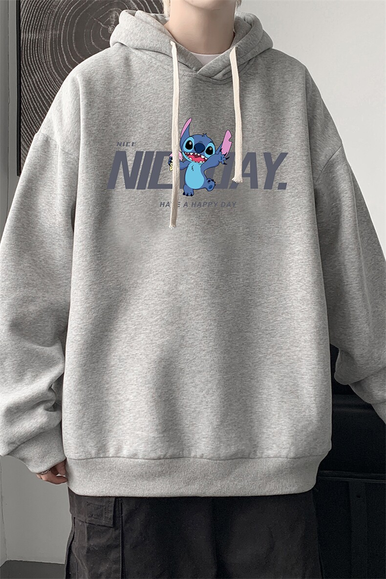 WY2173-P35加绒款-P40纯棉连帽卫衣男大码运动帽衫宽松薄外套男,男装卫衣,电商A040