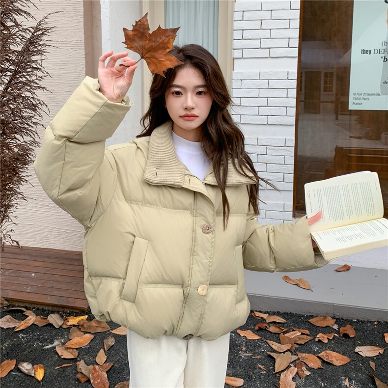 数据好现货2026冬季新款25121-P255-K388针织拼接50绒羽绒服，女装羽绒服，浙宝128（原290）