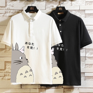PL57150-P35 翻领短袖polo衫男大码胖子半袖t恤男有领保罗衫图片