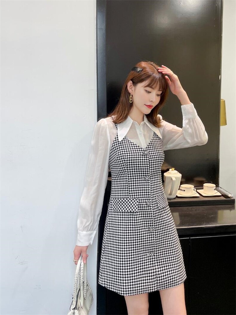 【现货】秋装新款气质韩版淑女套裙，其它，水锦红