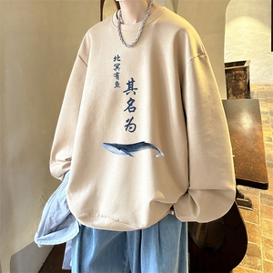 控38简约帅气百搭长袖t恤男大码卫衣 T4261-P25 加绒款-P35图片