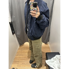 【有货】cleanfit藏青短款外套男美式高街飞行员夹克P15CC-特P55，男装夹克，星座1007（原301D）