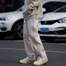 2026春季新款外景大码美式机能防水拉链长裤M-5XHK23064-特P55，男装休闲裤，电商A022