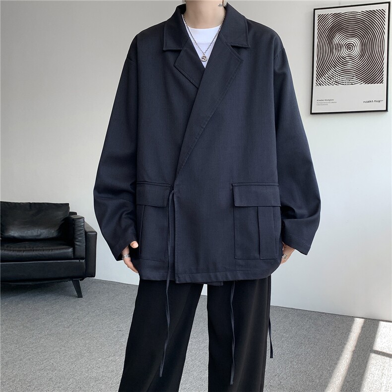 现货 KS1162-特P50 控98 新中式小众西装大码外套长袖图片
