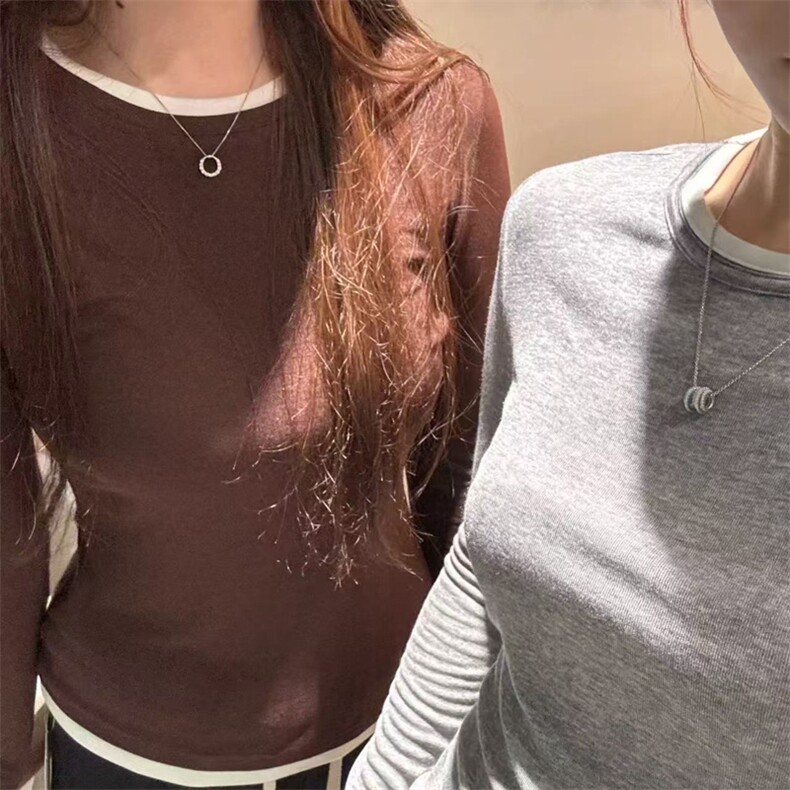 短袖t恤女2025新款夏季薄款宽松显瘦打底上衣小衫,女装T恤,淘淘羊羊绒
